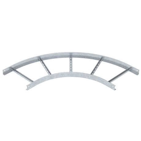 Угловая секция 90° лестничного лотка 60х400 мм R=500 (LB 90 640 R5 FT) | 6211454 OBO Bettermann