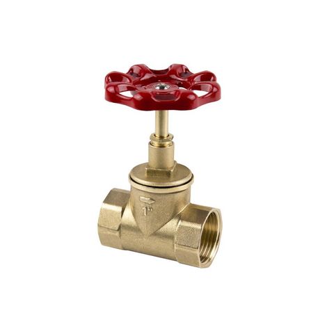 Вентиль запорный латунь 1дюйм желт. RTP 37440