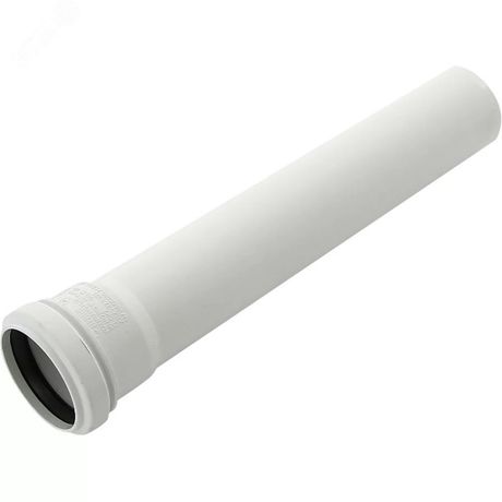 Труба канализационная 32x500 мм НТЕМw однораструбная, белая - 559020 Ostendorf