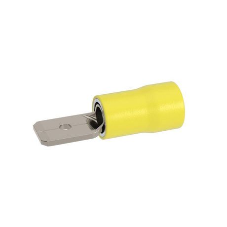 Наконечник-разъем плоский, вилка 4.8x0.8, изолированный фланец, для кабеля сечением до 6.0кв.мм - IFCM-6.0-4.8-8 ДКС