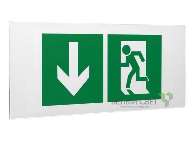 Пластина Указатель двери эвакуац. выхода (левостор.) PS-50206.E40 - a18219 BS