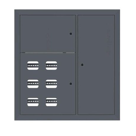 Щит этажный 6 кв. RAL7016 (1000х950х150) EKF PROxima - mb29-v-6-ral7016