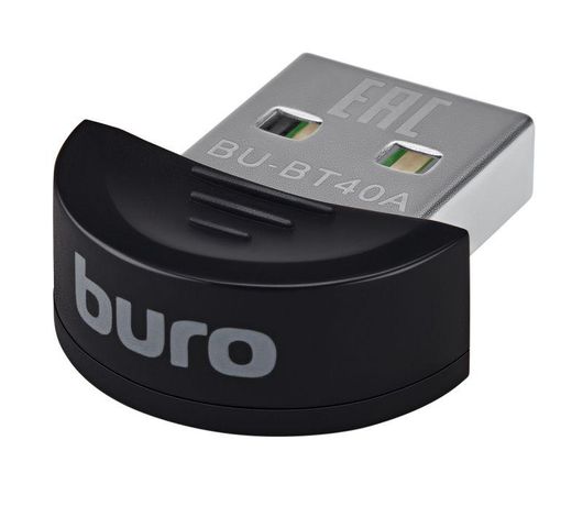 Адаптер USB BU-BT40A Bluetooth 4.0+EDR class 1.5 20м черн. BURO 341952