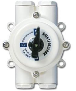 Переключатель пакетный 10А IP56 ПП4-16/Н2 М2 пластик Электротехник ET002373 ПП 4-16/Н2 пл.IP56