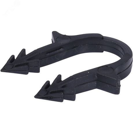 Скоба якорная с двойным креплением для труб 16-20мм цвет черный SMF-0004-001620 STOUT - RG008UCMLG8JAI