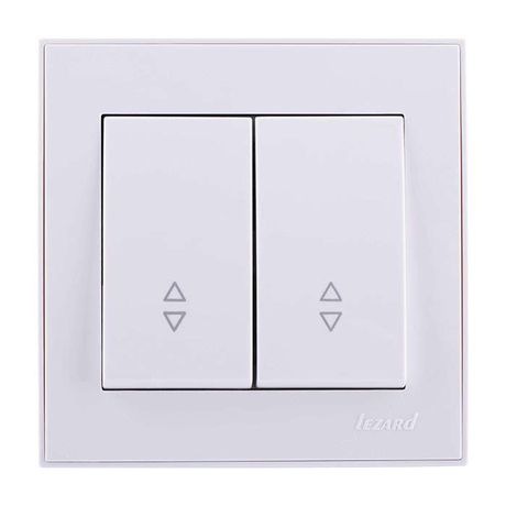 Переключатель проходной 2-кл. СП Rain 10А IP20 бел. LEZARD 703-0202-106