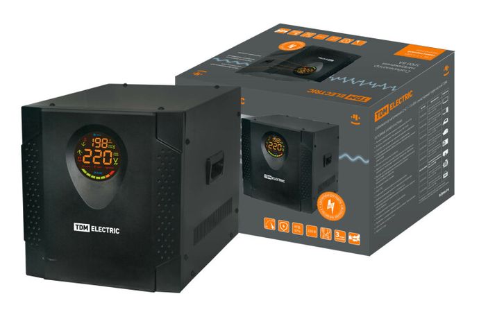 Стабилизатор напряжения СНС1-1-5 кВА симисторный переносной | SQ1203-0006 TDM