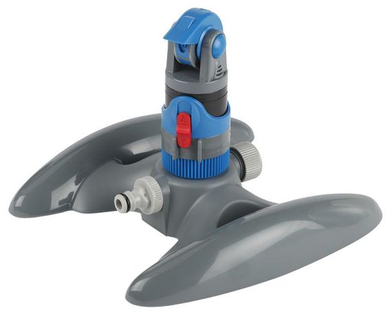 Разбрызгиватель 360град. вращ. с регулир. углом полива пластик. (1/12) Green Apple Б0003103 ЭРА