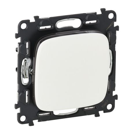 Выключатель 1-кл. СП Valena Allure 10А IP20 250В 10AX с лицев. панелью безвинтов. зажимы механизм бел. Leg 752701 Legrand
