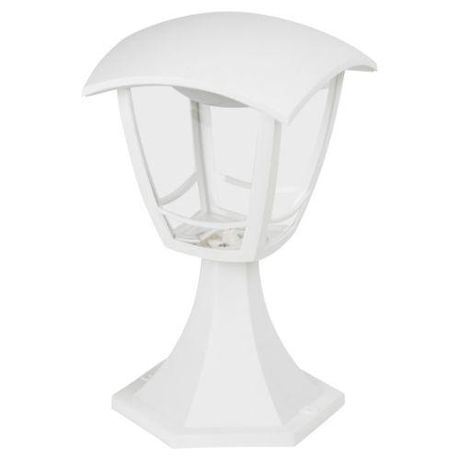 Светильник садово-парковый ДТУ 07-8-001 Валенсия белый 4 гранный напольный IP44 светодиодный 8Вт 3000K | Б0064284 ЭРА