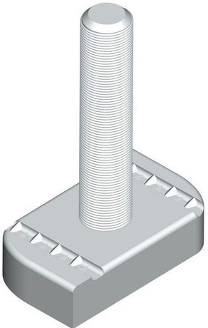 Болт STRUT 8х30 TDZ EKF stb8x30-TDZ