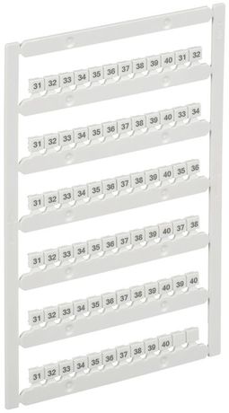 Маркер для CTS-ML 3 уровня 2.5кв.мм "31-40" ARMAFIX IEK AF-CT10D-M-D25-04-3 IEK арт. AF-CT10D-M-D25-04-3