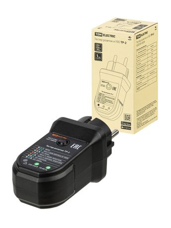 Тестер розеток и УЗО ТР-2 | SQ0595-0004 TDM