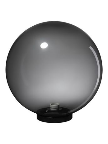 Светильник НТУ 03-100-402 шар d=400 мм IP54 (дымчатый ПММА, основание плоское ПК 145, Е27) | SQ0330-0634 TDM