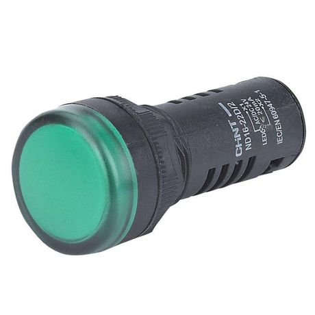Индикатор помехозащищенный ND16-22D/4K2 зеленый АС 230В (R) | 146694 CHINT
