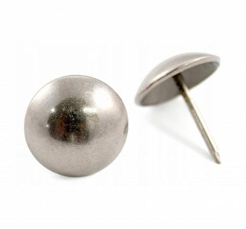 Гвозди декоративные Сфера 9,5 мм, 1,3х16 Никель (30шт) - пакет Tech-Krep 130861