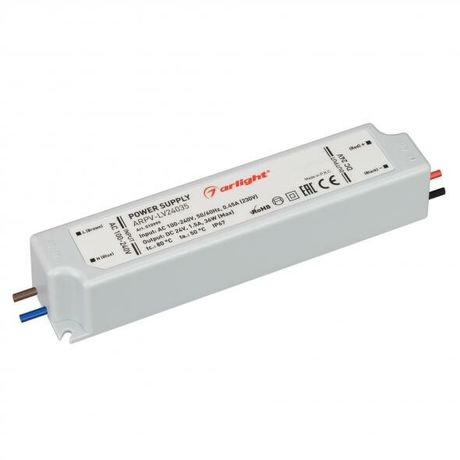 Блок питания ARPV-LV24035 (24V, 1.5A, 36W) (ARL, IP67 Пластик, 2 года) - 010999 Arlight