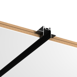 Шинопровод магнитный встраиваемый в гипсокартон 2 м для магнитной системы Galakti черный | V4-R7-09.RG23.TRK-0020 VARTON VARTA