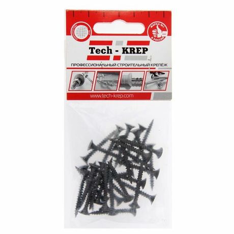 Саморез гипсокартон-металл 3.5х32 (пакет) (уп.30шт) Tech-Krep/Zitar 117921