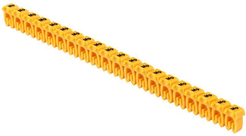 Маркер открытого типа KE 0,75-1,5мм2 символ 'MP' (200шт/упак) IEK - UMK-KE1-MP