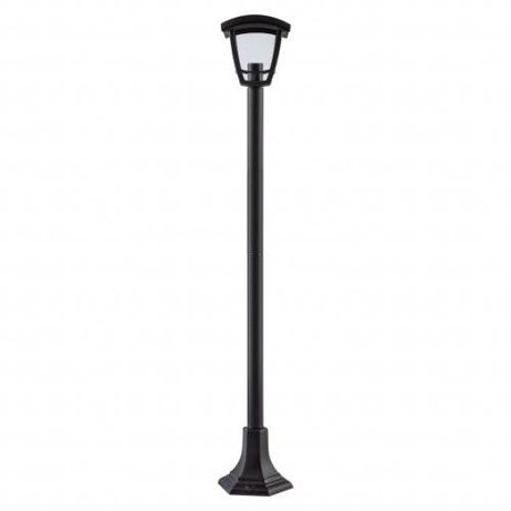 Светильник садово-парковый ДТУ 07-8-002 Валенсия 4 черный гранный напольный IP44 светодиодный 8Вт 3000K | Б0064265 ЭРА