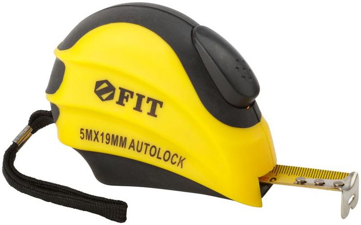 Рулетка с автостопом ''Инфинити'' 5 м x 19 мм - 17349 РОС