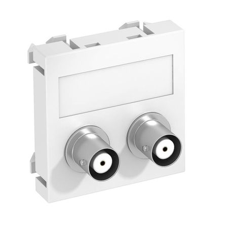 Мультимедийная рамка Audio-BNC Modul45 (белый) (MTG-2BC F RW1) | 6105090 OBO Bettermann