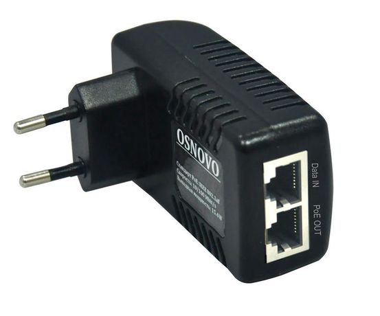 Инжектор PoE Fast Ethernet на 1 порт - до 15.4W Midspan-1/151 OSNOVO 1000634330
