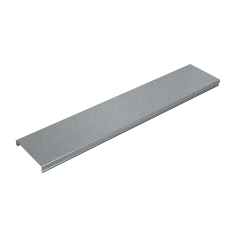 Крышка для лотка проволочного осн.300 L3000 сталь 0.7мм KPL300-3000 INOX304 нерж. оцинк. КМ LO8278 КМ-Профиль