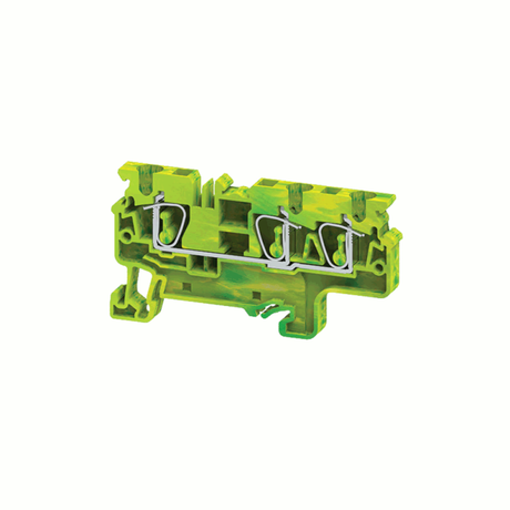 Клемма заземляющая пружинная OptiClip CXG-2,5-TRIPLET-PE-I-(0,2-2,5)-PEN | 331828 КЭАЗ