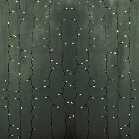 Гирлянда профессиональная Светодиодный Дождь 2х9м постоянное свечение прозрачный провод 220В тепло-белый - 235-196 NEON-NIGHT