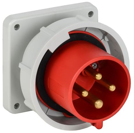 Вилка встраиваемая ССИ-3242 32А-6ч 380В 3P+PE IP67 | PSR32-032-4-0-67 IEK IEK (ИЭК) арт. PSR32-032-4-0-67