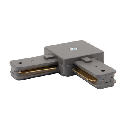 Коннектор для однофазного шинопровода L-образный серый | 612-018 Rexant MEET