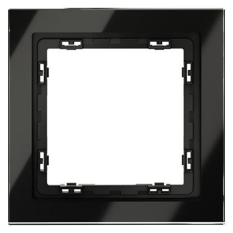 Рамка 1-м S70 стеклян. черн. Voltum VLS110108 Voltum арт. VLS110108