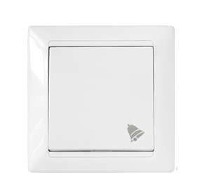 Выключатель звонка 1-кл. СП 4А IP20 бел. Bylectrica С1 4-895