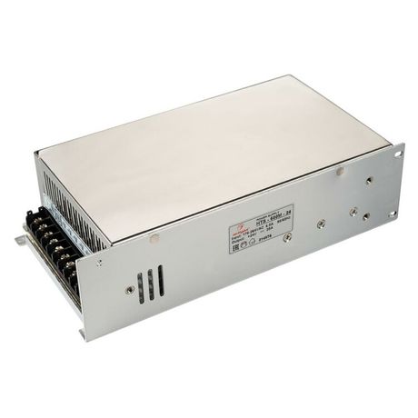 Блок питания HTS-600M-24 (24V, 25A, 600W) (ARL, IP20 Сетка, 3 года) - 014978 Arlight