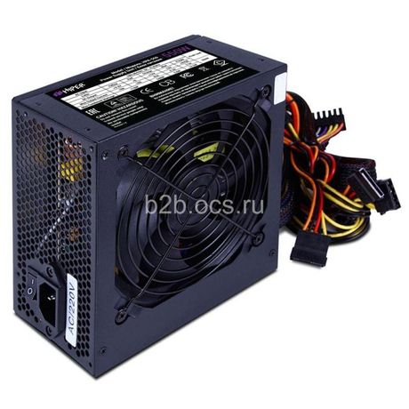 Блок питания HPA-550 PSU (ATX 2.31 550Вт Active PFC 80Plus 120мм fan black) BOX HIPER 1000535167