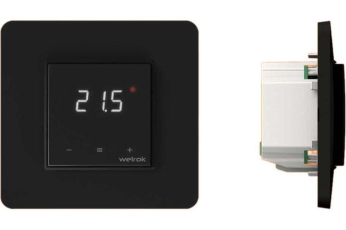 Терморегулятор для теплого пола Welrok lis bk - 4660251140533