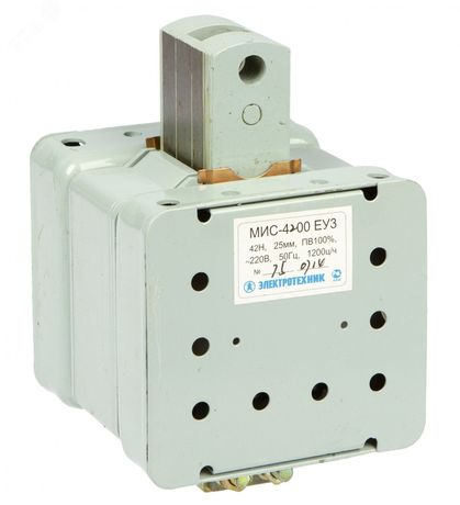 Электромагниты МИС-5200 МУ3, 220В, толкающее исполнение, ПВ 100%, IP20, с гибкими выводами, электромагнит (ЭТ) | ET053660 Электротехник МИС 5200 220В 50Гц