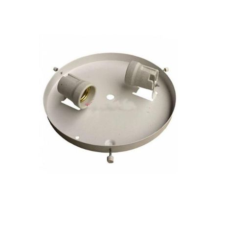 Светильник НПО 22-2х60-175 ф175 накладной бытовой без рассеив. Владасвет 10132 СТЗ