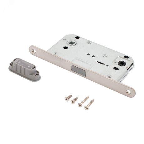 Защёлка магнитная АЛЛЮР АРТ 5300-MC-WC SN мат.никель с фиксатором - 14907 ПТК