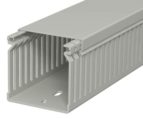Распределительный кабельный канал LK4 60x60x2000 мм (ПВХ,серый) (LK4 60060) | 6178033 OBO Bettermann