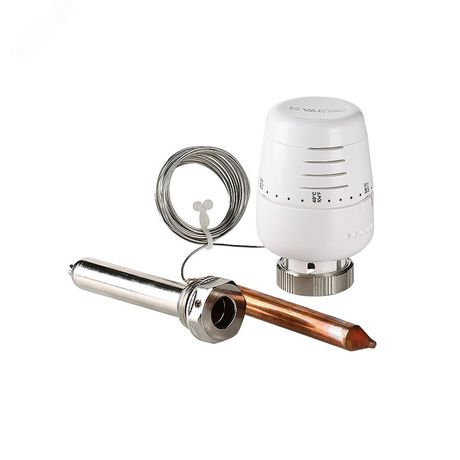 Головка термостатическая с выносным погружным датчиком 20-70 град. 2м - VT.3011.0.0 VALTEC DVT0T3011