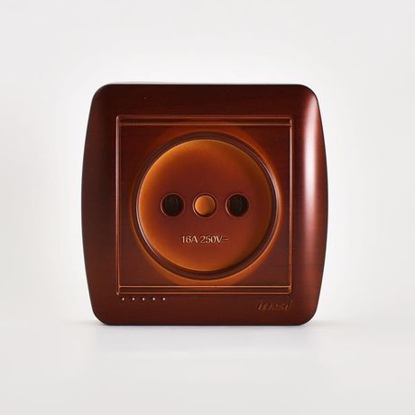 Розетка 1-м ОП Demet 16А IP20 без заземл. маун LEZARD 711-0400-121