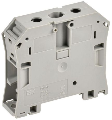 Колодка клеммная CTS с шестигранником 70мм2 серая | YCT10-01-K03-070 IEK