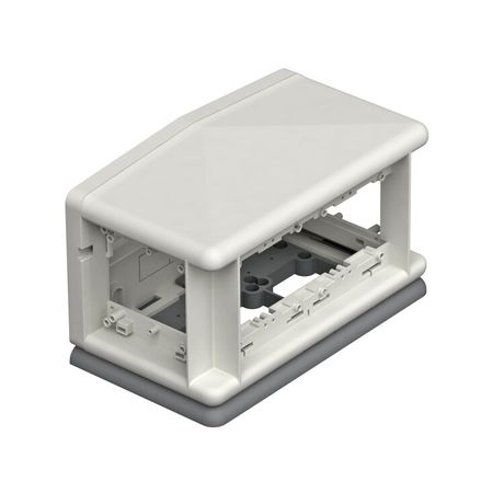 Напольный бокс Telitank 225x125x125 мм (полиамид,светло-серый) (T4L00C7035) | 7408304 OBO Bettermann