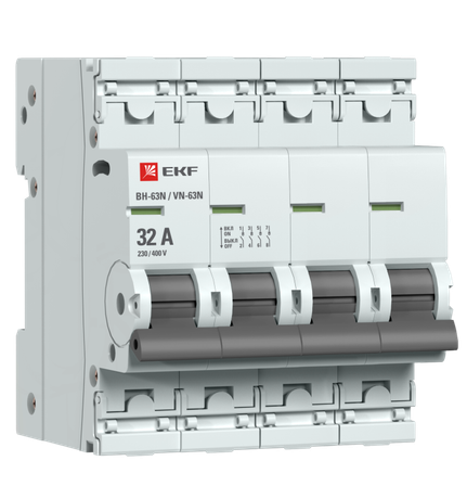 Выключатель нагрузки 4P 32А ВН-63N PROxima| S63432 | EKF