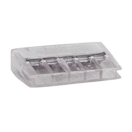 Клемма строительно-монтажная OptiKit СМК 2273-245 (с пастой) 5 отверстий 0,5-2,5 мм2 | 351057 КЭАЗ