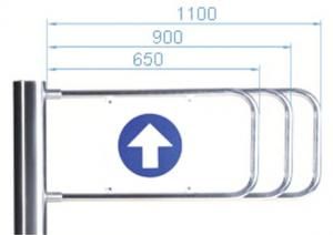 Створка PERCo-AG-900 длиной 900мм для стойки калитки PERCo 223563