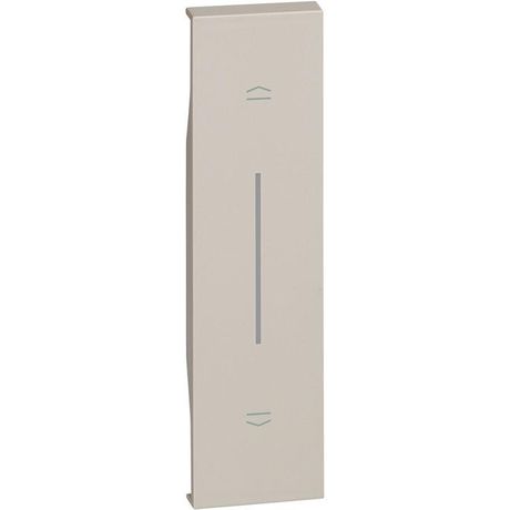 Панель лицевая 1мод. Living Now для выкл. рольставень (горизонт. разм.) песоч. Leg BTC KM05 Legrand